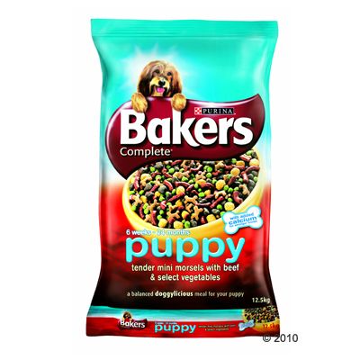 Bakers Complete Puppy/Junior Beef & Vegetables - 12.5 kg