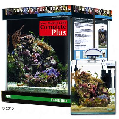 Nano-aquarium  Denerle Cube Complete PLUS 30 Litres- L 30 x l 30 x H 35 cm
