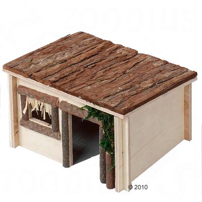 Bungalow for small pets - L 31 x 25 x 16cm (L x W x H)
