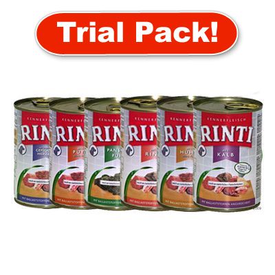 Rinti Pure 6 x 400 g Mixed Trial Pack 6 x 400g Mixed Trial Pack