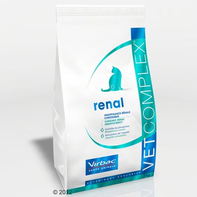 Croquettes pour chat Virbac Vetcomplex Feline Renal- 3 x 3 kg