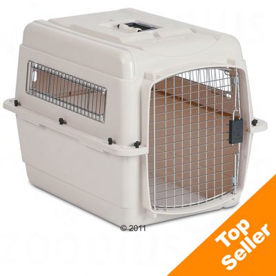 Vari Kennel Hundebox Beige - Groesse 4 (L) L 91 x B 64 x H 69 cm