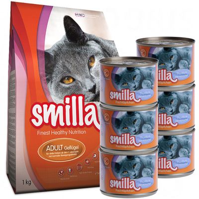 Probierangebot Smilla Trocken- und Nassfutter - Thunfisch pur