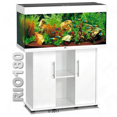Ensemble aquarium/sous-meuble Juwel Rio 180, blanc- blanc
