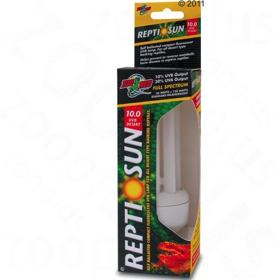 Lampe fluorescente compacte Reptisun 10.0 de Zoo Med- 26 W