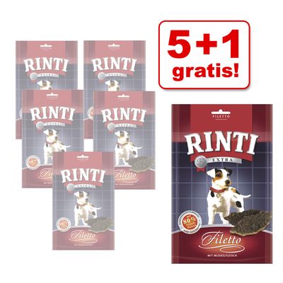 5 + 1 gratis! 6 x Rinti Extra Hundesnack - Chicko Maxi Huhn (à 300 g)