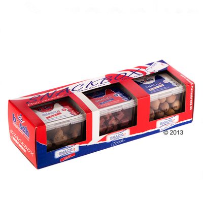 Bosch, trio de boîtes à friandises pour chien - 3 x 400 g.