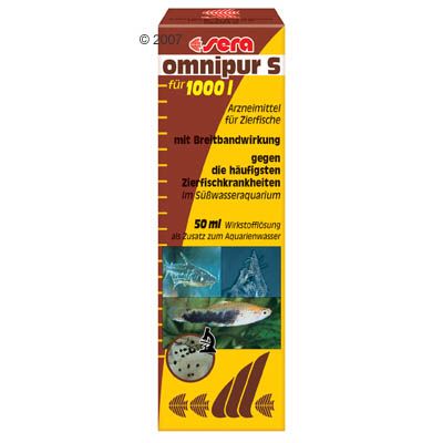 Sera Omnipur S Medication for Ornamental Fish - 50ml