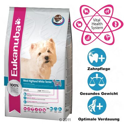 Eukanuba Breed West Highland White Terrier Hundefutter - - Sparpaket: 3 x 2,5 kg Preisvergleich