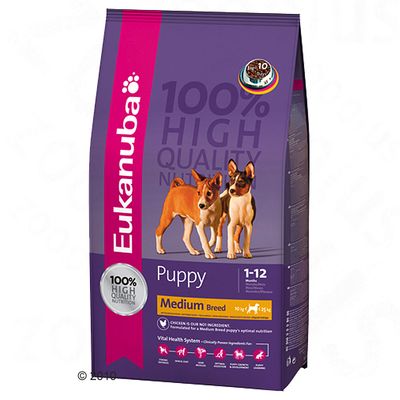Eukanuba Puppy Mittelgrosse Rassen Hundefutter - 3 kg
