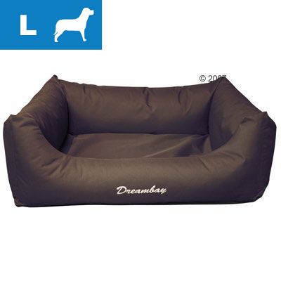 Flamingo Hundebett Dreambay braun, Groesse L - L 100 x B 75 x H 25 cm