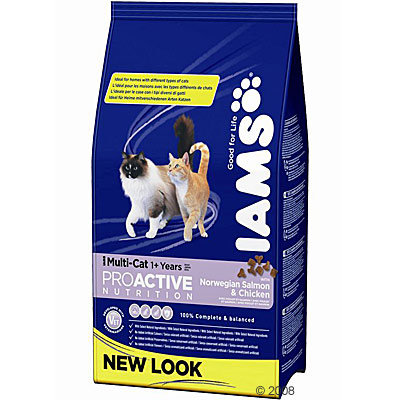 Croquettes pour chat Iams Adult Multi-Cat- 2 x 15 kg