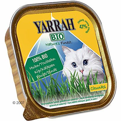 Yarrah Bio Broeckchen in Sosse 6 x 100 g - Huhn mit Rind