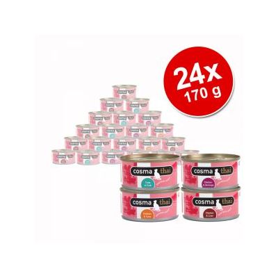 Voordeelpakket Cosma Thai in gelei 24 x 170 g - - Gemengd pakket