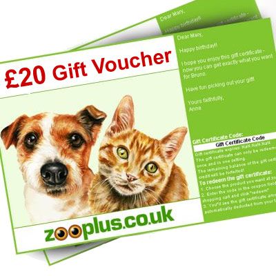 Zooplus Gift Voucher Value 20