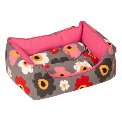 Panier pour chien et chat Spring Flower- L 70 x l 60 x H 23 cm