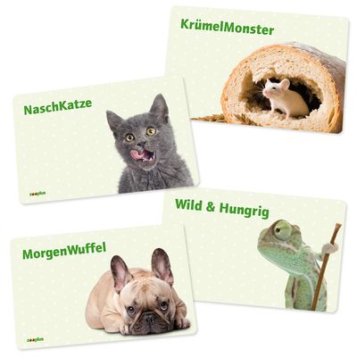 Fruehstuecksbrettchen - Reptil Wild und Hungrig