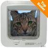 Chati�re SureFlap avec lecteur de puces �lectroniques - chati�re marron