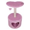 Arbre � chat Valentin - rose clair