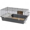 Cage pour lapin et cochon d'Inde Rabbit 100 - L 95 x l 57 x H 46 cm (bac gris)
