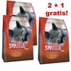 �2 +1 gratis! 3 x 4 kg Pienso Smilla - - Adult Pescado