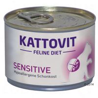 Kattovit Sensitive (Hypoallergeen dieetvoer) Kattenvoer - - 6 x 175 g