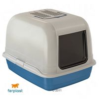  Ferplast Maxi Bella kattenbak - - Onderbak blauw 