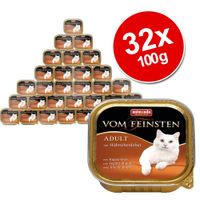 Voordeelpakket Animonda vom Feinsten Adult Kat 32 x 100 g - - met kalkoenharten