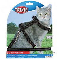  Trixie Softline Elegance kattentuig met lijn - - 1 stuk 