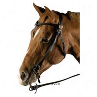 Westerntrense mit Knotenstirnband - - schwarz
