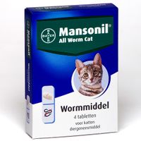 Mansonil All Worm Cat - - 4 tabletten