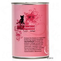 Catz Finefood Blik Kattenvoer 6 x 400 g - - Kalf