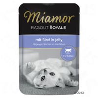 Miamor Ragout Royale Kitten Kattenvoer 22 x 100 g - - met rund