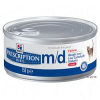 Hill´s Prescription Diet Feline m/d Kattenvoer - - 24 x 156 g