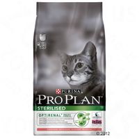 Pro Plan Sterilised Rijk aan Zalm Kattenvoer - - 3 kg