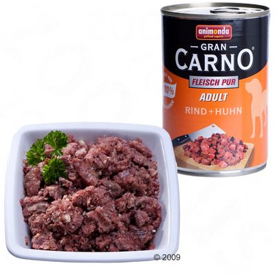 Animonda GranCarno Adult 6 x 400 g - - Rind & Huhn Preisvergleich