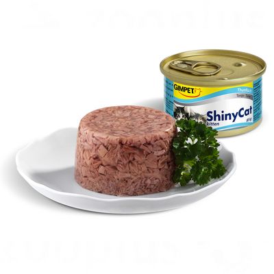 Boîtes pour chaton Gimpet Shiny Cat Kitten 6 x 85 g- poulet