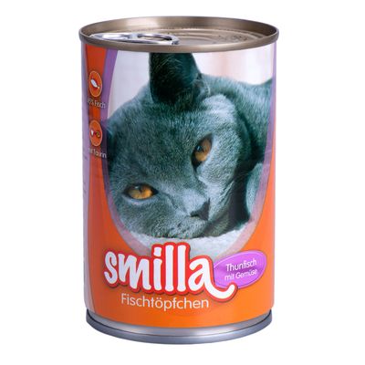 Boîtes pour chat Smilla poisson 6 x 400 g- thon