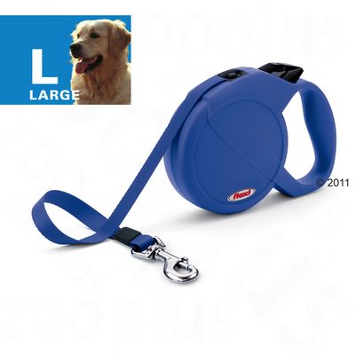 Laisse pour chien Flexi Classic Compact Large (5 m)- noir