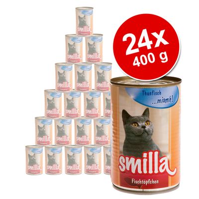 24 x 400 g Smilla Fish Pot Savings Pack - Assorted Taster Pack