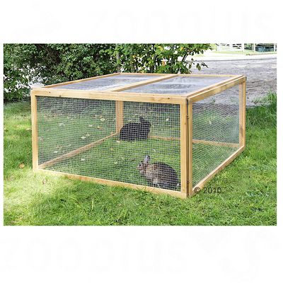 Kerbl Wooden Run - 4 Sided - 6 elements 120 x 120 x 59 cm