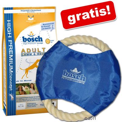 Grossgebinde Bosch  + Hundefrisbee gratis! - Senior (12,5 kg)