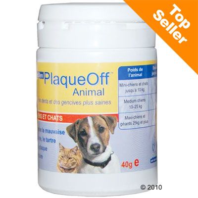 Soin dentaire pour chien et chat ProDen PlaqueOff- 40 g