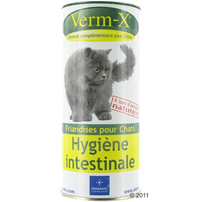 Friandises antiparasitaires Verm-X pour chat- 60 g