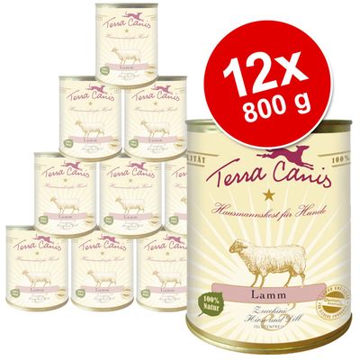 Sparpaket Terra Canis 12 x 800 g - Huhn mit Amaranth, Tomaten & Basilikum