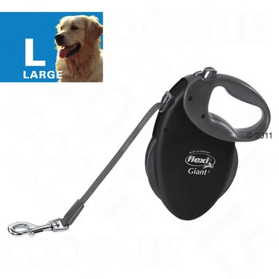 Hundeleine Flexi Giant L - 8 m - schwarz