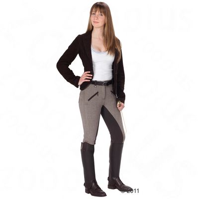 Damenreithose Leandra - camel / coffee Gr. 72