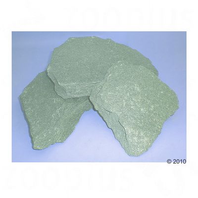 Green Slate Aquarium Decoration - 1-4 stones 2 kg