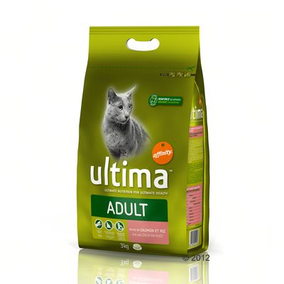 Croquettes pour chat Ultima Adult Saumon & Riz- 3 kg