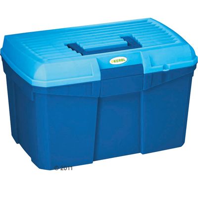 Putzbox mit Einsatz - marine / hellblau